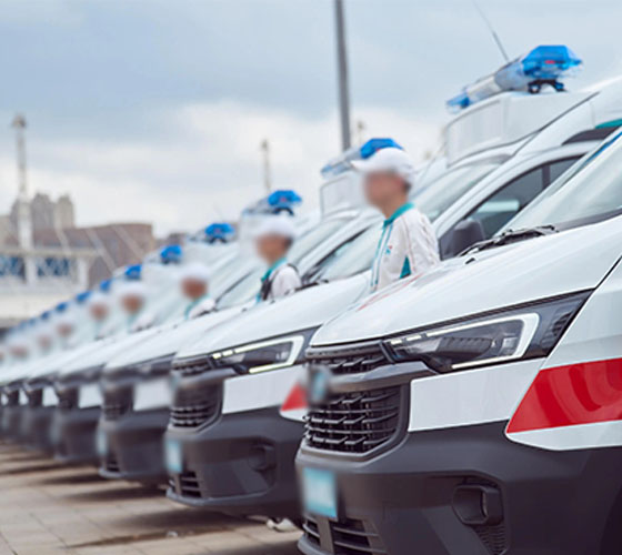 谢通门县服务车队展示